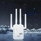 Репитер Wi-Fi усилитель сигнала 2.4 ГГц, скорость до 300 Мбит/с, 4 антенны, режимы повторителя и точки доступа