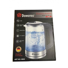 Электрический стеклянный чайник с подсветкой 1,7 л Domotec MS 7943