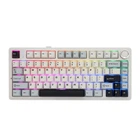 Клавіатура бездротова AULA F75 ігрова,RGB підсвітка,Hot Swap,3 режими підключення, 80 клавіш , 75% від макету,механічна