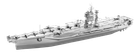 Металлический 3D конструктор Metal Earth Premium "Авианосец USS Theodore Roosevelt CVN-71" (ICX022)