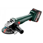 Акумуляторна кутова шліфувальна машина Metabo W 18 L 9-125 щіткова, 2 акб 4.0 Ah, з/в ASC 55, в metaBOX 165 L (602247510)
