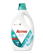 Гель для стирки Active White для белых вещей, 6000 мл