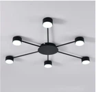 Потолочный светильник LUMINARIA RAY SLIM 6xGX53 BLACK 220V IP20