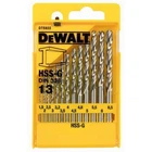 Набір свердлу по металу DeWALT HSS-G, 13 шт: d=1.5, 2, 2.5, 3, 3.2, 3.5, 4, 4.5, 5, 4.8, 6.5 мм