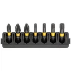 Касета з бітами DeWALT FlexTorq, L = 25 мм, Pz1, Pz2 - 2 шт, Т15, Т20, Т25, Т30 (DT70813)