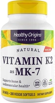 Вітамін K2 (MK-7) Healthy Origins Vitamin K2 as MK7 100 мкг 180 капсул (HOG-27446)