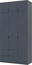 Шкаф для одежды Doros Лукас 3 ДСП 120х50х240 см Графит/Графит (80737797)