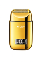 Электробритва VGR V-338 с LED-дисплеем влагостойкая Золотистый