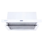 Белая сенсорная мощная телескопическая кухонная вытяжка WEILOR PTS 6265 WH 1300 LED Strip, шириной 60 см