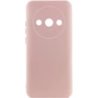 Чохол TPU GETMAN Liquid Silk Full Camera для Xiaomi Redmi A3 Рожевий / Pink Sand