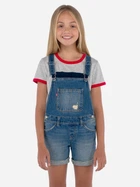Подростковый летний джинсовый полукомбинезон для девочки Levi's 996579976 170 см Синий (1159820097)