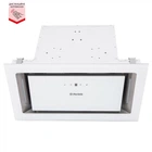 Белая мощная встраиваемая сенсорная кухонная вытяжка Perfelli BISP 5673 WH 1000 LED Strip, шириной 52 см