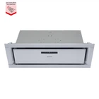 Мощная сенсорная встраиваемая кухонная вытяжка Perfelli BIS 9633 I 1000 LED, нержавеющая сталь, шириной 90 см