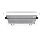 Кухонная вытяжка Perfelli TL 6622 WH 1000 LED, белая телескопическая, мощная, встраиваемая в шкаф, 1000 куб.м