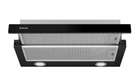 Кухонная вытяжка Perfelli TL 6622 BL 1000 LED, черная телескопическая, мощная, встраиваемая в шкаф, 1000 куб.м