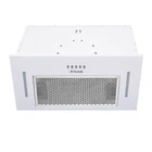 Біла потужна кухонна витяжка Perfelli BI 5653 WH 1000 LED, вбудована в шафу, 1000 куб.м., шириною 52 см