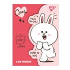 Папка-органайзер YES А4 з клапаном на липучці Line Friends. Cony (492104)