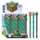 Ручка гелевая пиши-стирай Minecraft 0.5 мм синяя 1шт в ассортименте YES (420378)