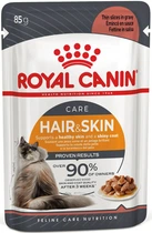 Влажный корм Royal Canin Hair & Skin Care Gravy pouch для котов 85 г