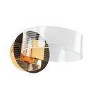 Светодиодное настенное бра Sirius 12W с круглым плафоном 3000-6000K золотое IP20 N 3705-1 GOLD 12W
