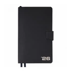 Ежедневник Leo Planner 2026 Alpha, 120x200 мм, темно-синий (252629)