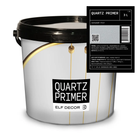 Грунт із кварцовим піском ELF DECOR QUARTZ PRIMER White для декоративних штукатурок 3л