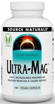 Магний в капсулах Source Naturals Ultra-Mag 180 капсул