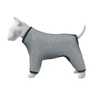 Ветровка для собак WAUDOG Clothes S32 серая — светоотражающая, нейлон, A 29–32 см / B 47–50 см / C 35–38 см — арт. 5423