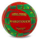 М'яч волейбольний COMPOSITE LEATHER HARD TOUCH VB-4058_Червоно-зелений