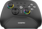 Бездротовий геймпад GamePro із зарядною станцією GPX13BDOC BT 5.3/USB/2.4 ГГц (Switch/PC/iOS/Android) RGB Black