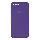 Чохол Silicone Case Square Full Camera для iPhone 7 Plus/8 Plus Колір 34.Purple