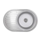 Кухонна мийка Brinex 7750 0,8 мм Satin (BRIN7750SAT08)
