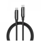 Дата USB-C кабель USB-C 2.0m (PVC+Aluminum Alloy) (PD Fast Charging 240W) 5А black ColorWay (CW-CBPDCC070-BK) (260951)