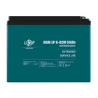 Тяговий свинцево-кислотний AGM акумулятор LP 6-DZM-50 Ah