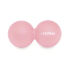 Масажний м'яч Cornix Lacrosse DuoBall 6.3 x 12.6 см XR-0116 Pink