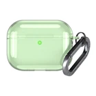 Чехол для наушников Apple AirPods Pro 3, зеленый, Air, термополиуретан (TPU), противоударный, защита от царапин, пыли и ударов, футляр с карабином для крепления, точные вырезы для доступа к разъемам, ArmorStandart (ARM88305)