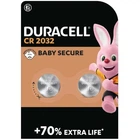 Батарейка CR 2032 специальная литиевая типа таблетка 2032 3V, 2 шт. Duracell (5007659)