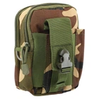 Підсумок тактичний (нейлон, оксфорд 900D, розчин 17x12x8см, Камуфляж Woodland) (ZK-5514_Камуфляж Woodland)