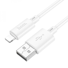 Кабель HOCO X88 Gratified charging data cable for Lighting 1m white