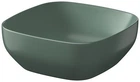 Умывальник CERSANIT Larga 38x38 K677-061 зеленый матовый