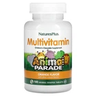 Витамины для детей Natures Plus (Children's Multi-Vitamin Animal Parade) 180 жевательных конфет со вкусом апельсина