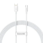 USB кабель Baseus Superior Series Fast Charging Cable USB to Type-C 100W 1.5m White P10320102214-02