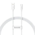 USB кабель Baseus Superior Series Fast Charging Type-C 100W 1m Moon White P10320102214-01