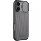 Чехол панель карбованый Nillkin CamShield Pro для Apple iPhone 17 (6.3") Transparent black