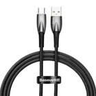 USB кабель Baseus Glimmer Series Fast Charging Data Cable USB to Type-C 100W 1m Black CADH000401