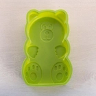 Форма Медведь YTech 250х160х35мм зеленая из силикона (LYK34184) - изображение 1