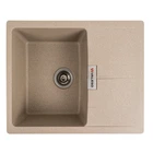 Гранитная мойка для кухни Valeso Zirkone 620x500 накладная, прямоугольная, сафари матовый (SP000047300)