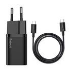 Мережевий зарядний пристрій Baseus Super Silicone PD Charger 25W with Cable Type-C Блок + Кабель