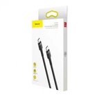 Кабель Baseus cafule Cable PD2.0 60W Type-c/Type-c (20v-3a) 2M серый+чорный (CATKLF-HG1)