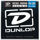 Струны для бас-гитары Dunlop DBN45130 Nickel Plated Steel Bass 5 Strings Medium 45/130